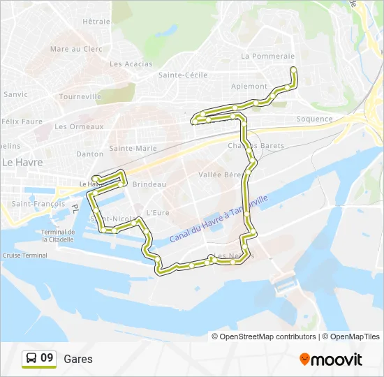 09 Bus Line Map