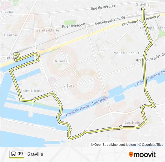09 Bus Line Map