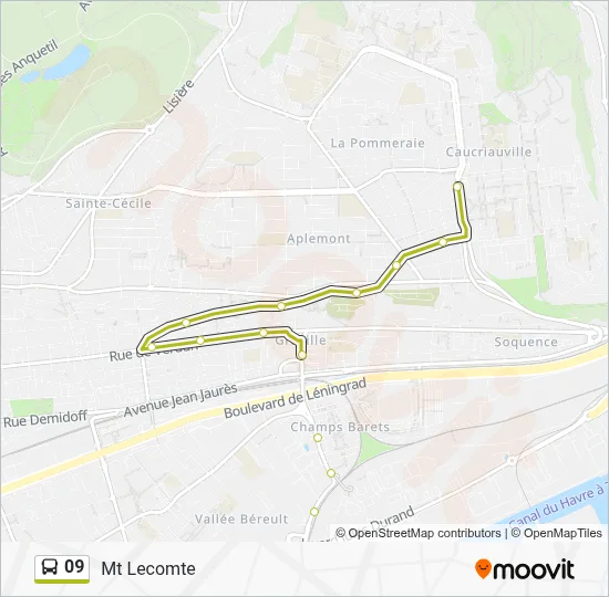 09 Bus Line Map