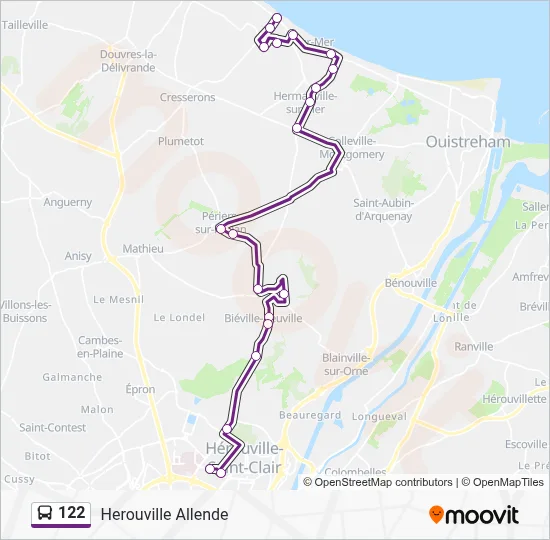 122 Bus Line Map