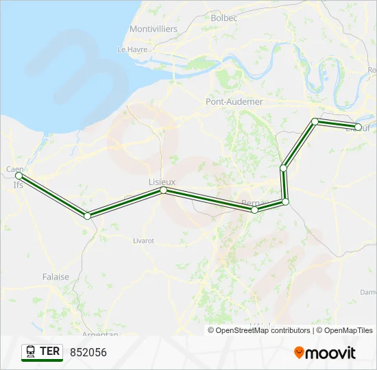 TER Train Line Map