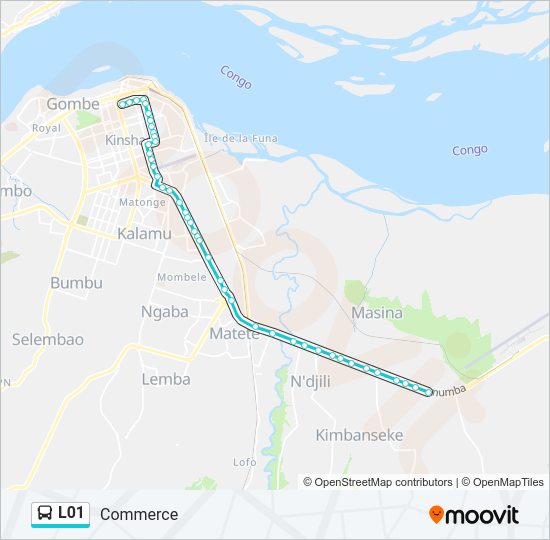 L01 Bus Line Map