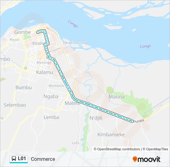 L01 Bus Line Map