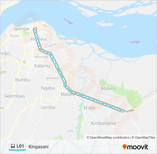 L01 Bus Line Map