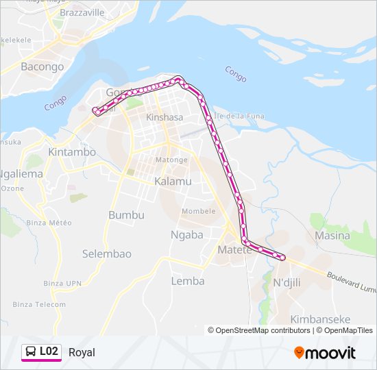L02 Bus Line Map
