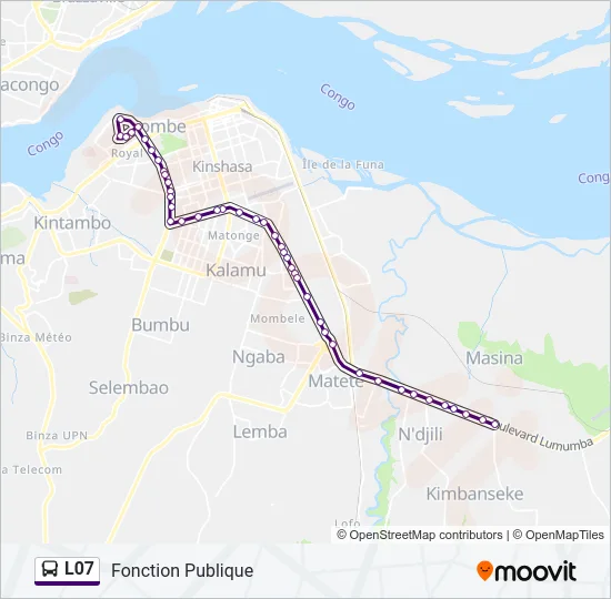 L07 Bus Line Map
