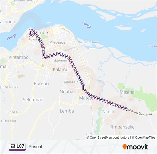 L07 Bus Line Map
