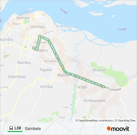L08 Bus Line Map