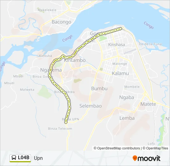L04B Bus Line Map