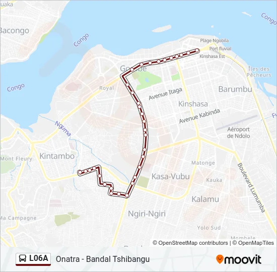 L06A Bus Line Map