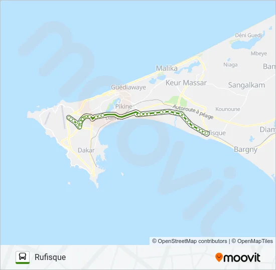213 Bus Line Map