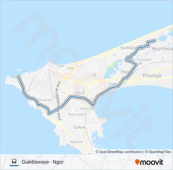 Plan de la ligne 49 de bus
