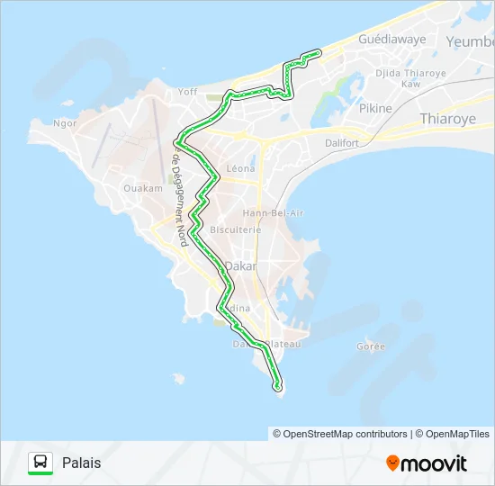 6 Bus Line Map