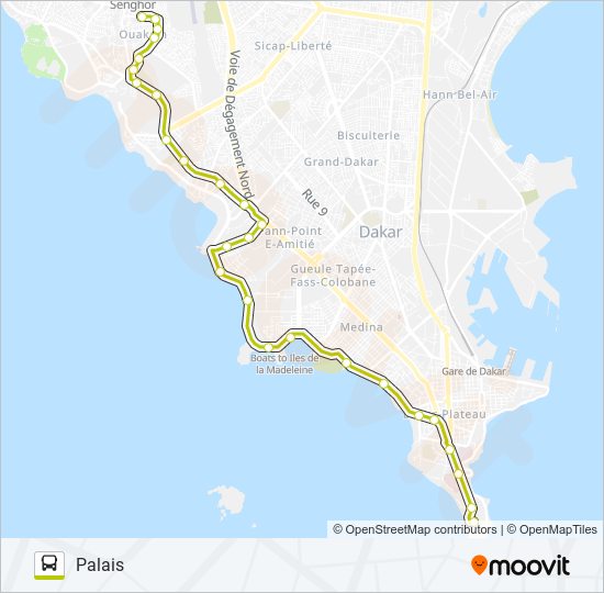 7 bus Line Map