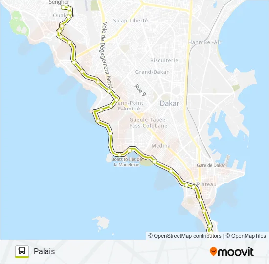 7 Bus Line Map