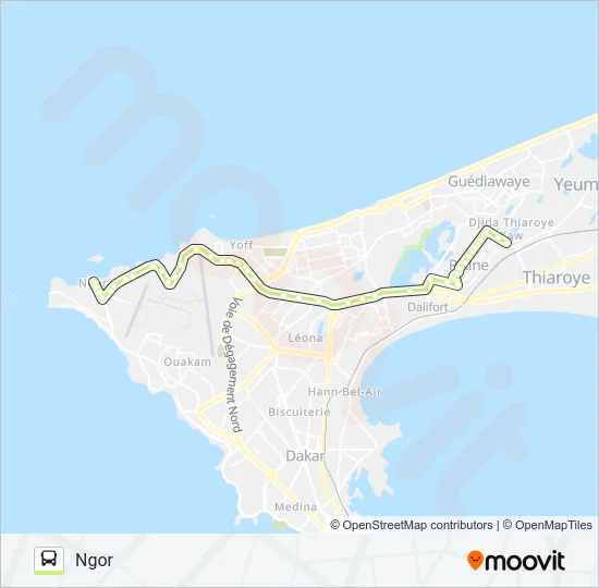 35 Bus Line Map