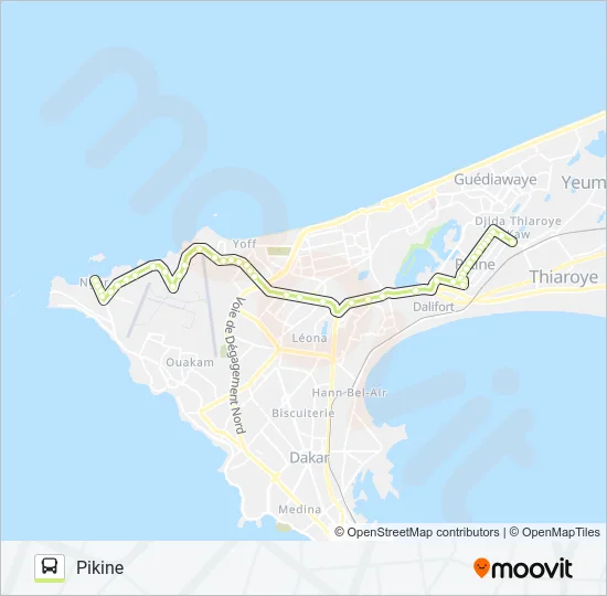 35 Bus Line Map
