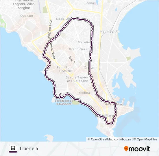 20 Bus Line Map