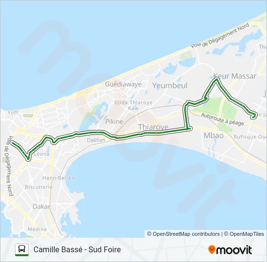 76 Bus Line Map
