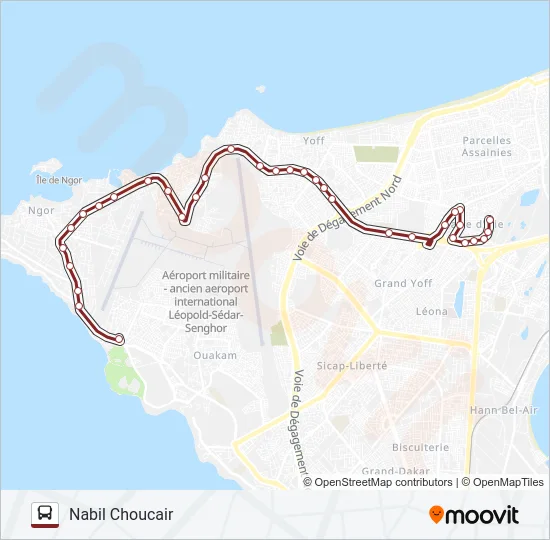 308 Bus Line Map