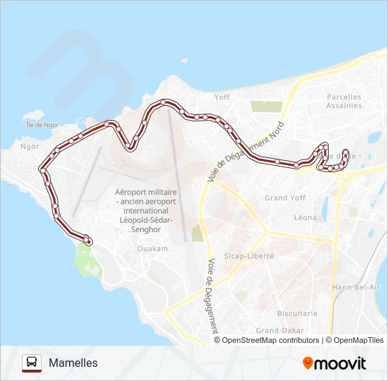 308 Bus Line Map