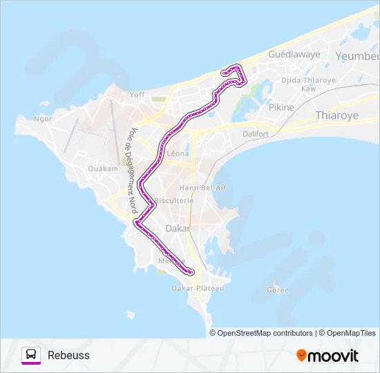 29 Bus Line Map