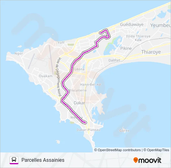 29 Bus Line Map