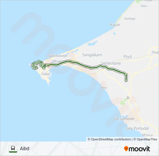401 Bus Line Map