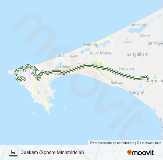 401 Bus Line Map