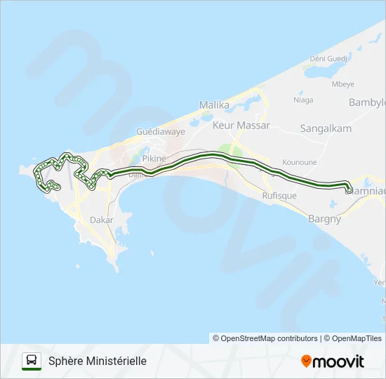 401 Bus Line Map