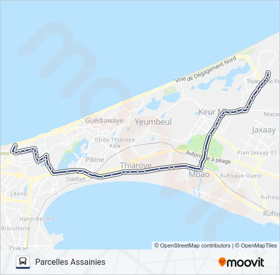 69 Bus Line Map