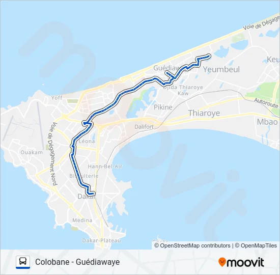 30 Bus Line Map