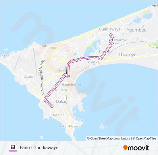 24 Bus Line Map