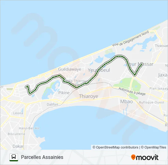 227 Bus Line Map