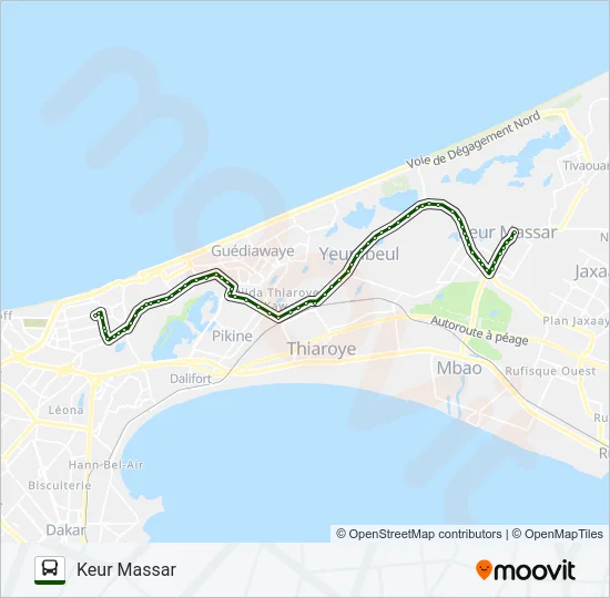 227 Bus Line Map