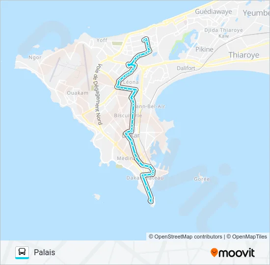 23 Bus Line Map