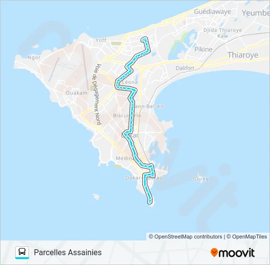 23 Bus Line Map