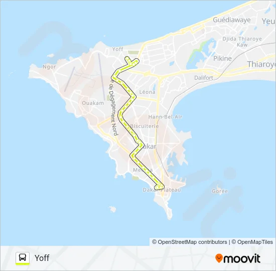 34 Bus Line Map