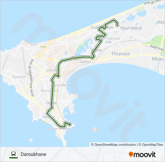 2A Bus Line Map