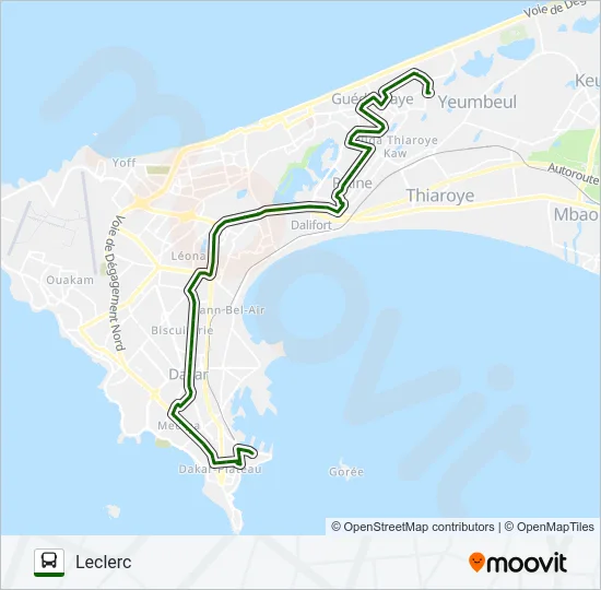 2A Bus Line Map