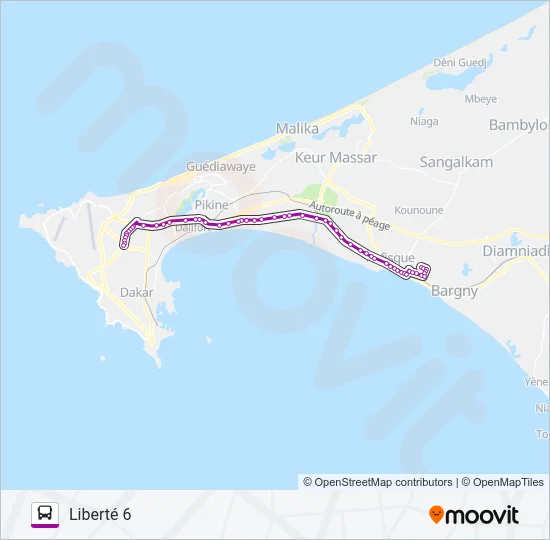57 Bus Line Map