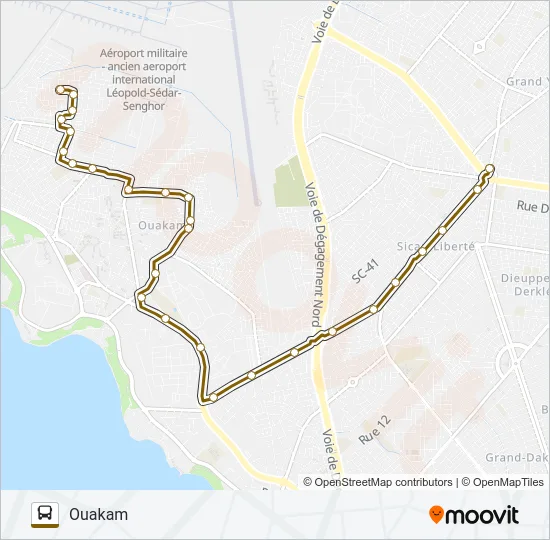 319 Bus Line Map