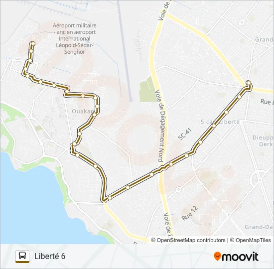 319 Bus Line Map