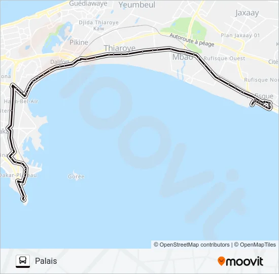 15 Bus Line Map