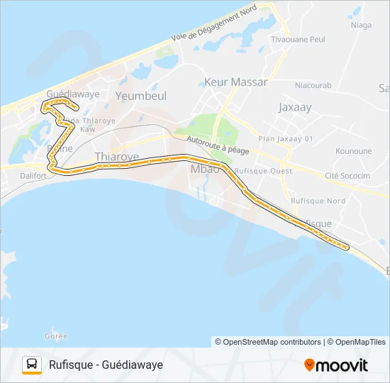 64 Bus Line Map