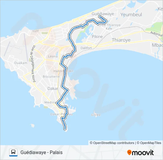 12 Bus Line Map