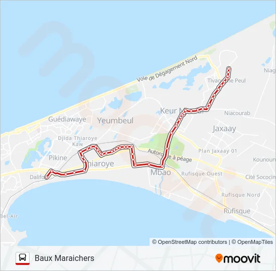 210 Bus Line Map