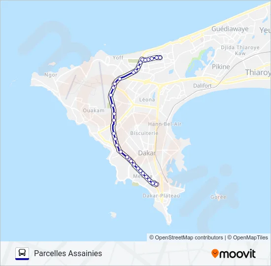 25 Bus Line Map