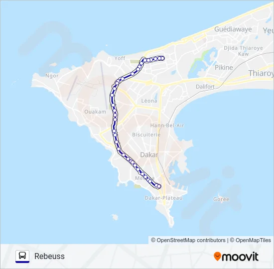 25 Bus Line Map