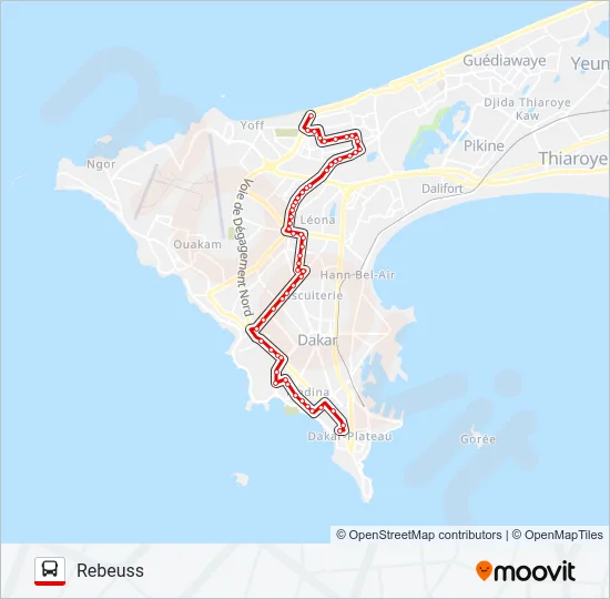 39 Bus Line Map